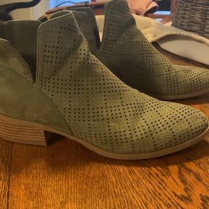 Francesca’s Army Green Short Boots